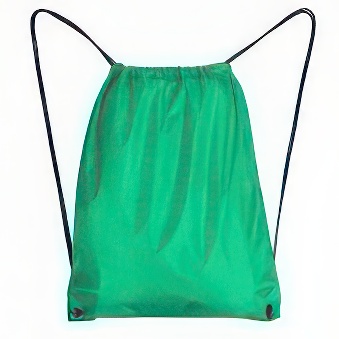 Drawstring bag with black string - 10 pieces
