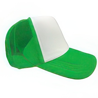 Sublimation Cap with White Front and Mesh Back