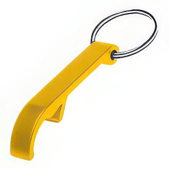 Key ring with bottle opener for engraving - 25 pieces