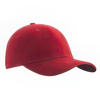 Peaked cap 6-panels with metal clip