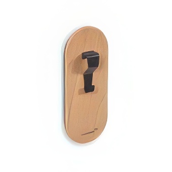 WOODEN whiteboard paper hook magnetic 2pcs