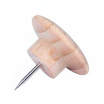 WOODEN push-pin 25pcs