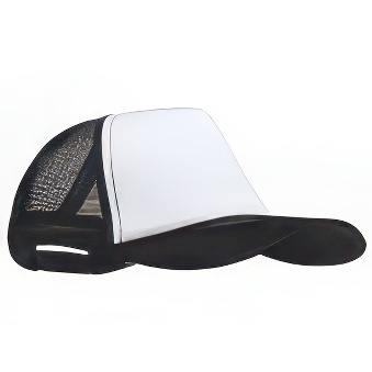 Sublimation Cap with White Front and Mesh Back