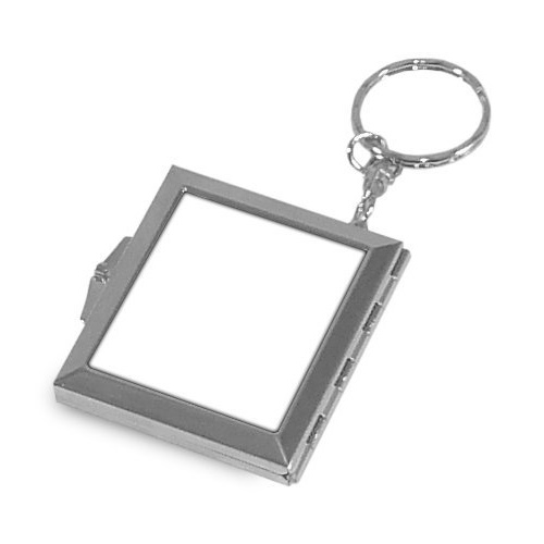 Sublimation metal mirror / keychain