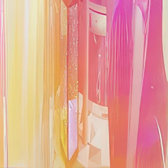 Self-adhesive Dichroic film Rainbow RED