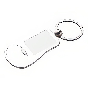 Metal keychain bottle opener for sublimation and engraving overprint