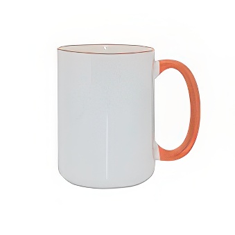 Sublimation Mug - Coloured Rim and Handle