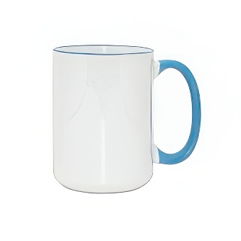 Sublimation Mug - Coloured Rim and Handle
