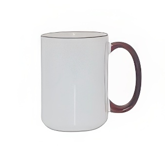 Sublimation Mug - Coloured Rim and Handle
