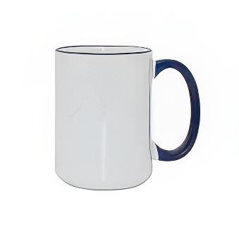 Sublimation Mug - Coloured Rim and Handle