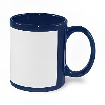 Sublimation Mug with White Printable Panel