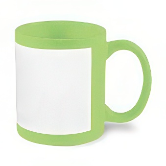Sublimation Mug with White Printable Panel