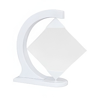 Rotating Glass Picture Frame for Printig