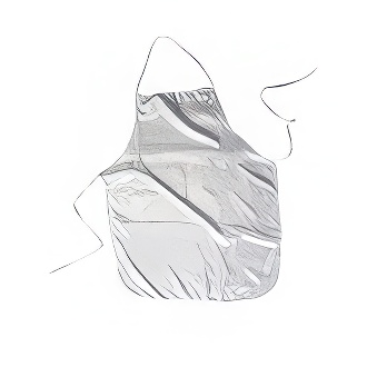 Apron for sublimation printout