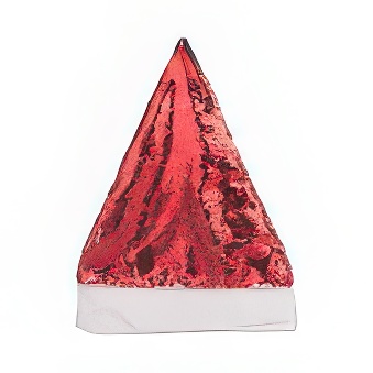 Czapka Mikołaja z cekinami do sublimacji