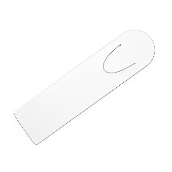 Metal bookmark for sublimation, engraving, laser printer heat transfer and DTF overprint
