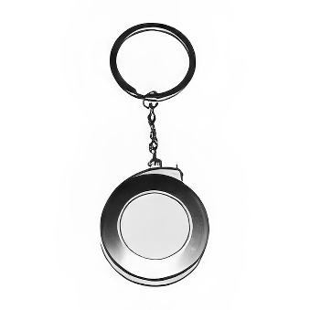 Metal keychain - ruler for sublimation and engraving