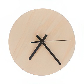 Plywood clock for sublimation and engraving