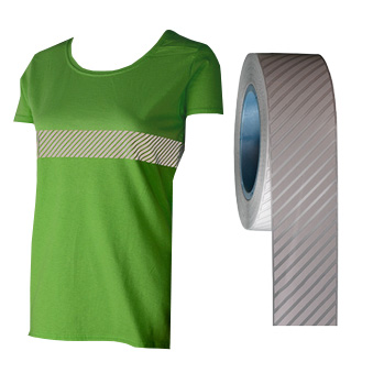 Segmented heat transfer reflective tape