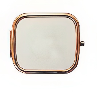Metal mirror for sublimation - rounded square