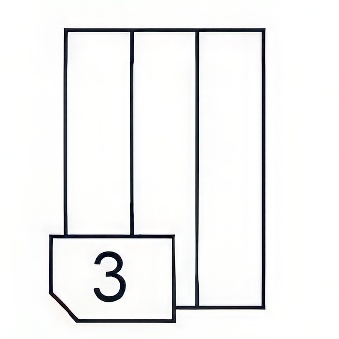 Self-adhesive labels OPAQUE for all types of printers