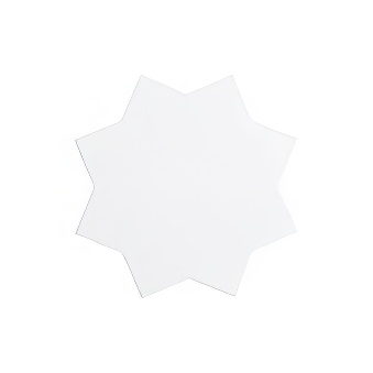 Ceramic pad for mug for sublimation printout - star