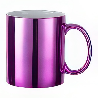 Glossy Purple Metallic Mug for Sublimation and Laser Engraving