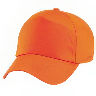 Peaked cap 5-panels plastic snap closure