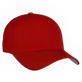Peaked cap 6-panels velcro closure
