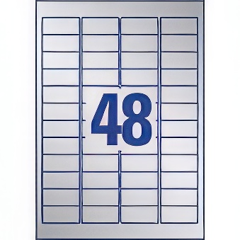 Self-adhesive polyester foil labels for monochrome laser printers