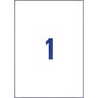 Self-adhesive durable Heavy Duty polyester film for laser printers and copiers - 100 sheets