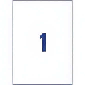 Self-adhesive durable Ultra Resistant polyethylene film for laser printers and copiers - 10 sheets