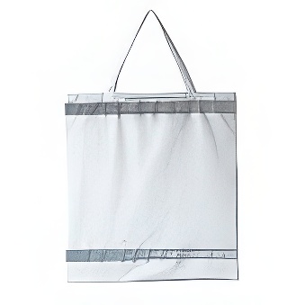 Reflective shopping bag for sublimation - short handles - 10 pieces