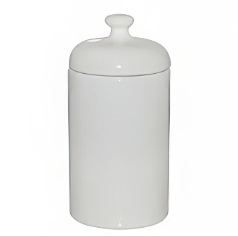 Ceramic container with a lid for sublimation
