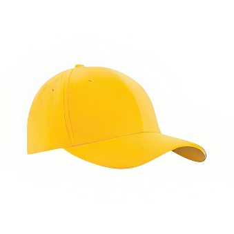 Peaked cap 6-panels with metal clip