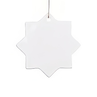 Ceramic pendant for sublimation - octagon