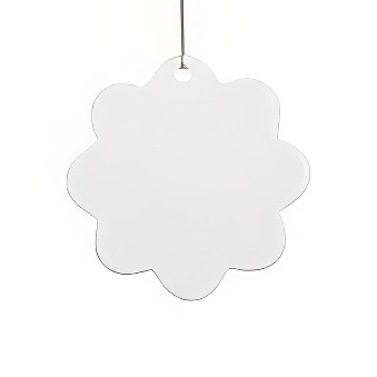 Ceramic pendant for sublimation - flower