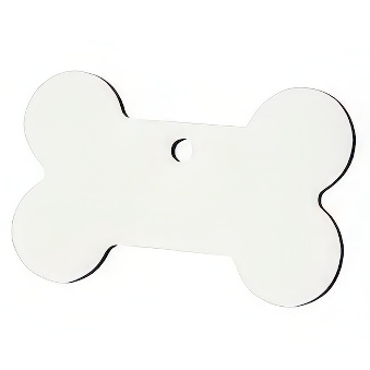 Bone MDF pendant for sublimation and engraving