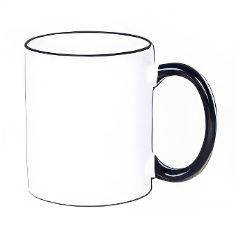Sublimation Mug - Coloured Rim and Handle