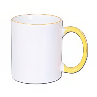 Sublimation Mug - Coloured Rim and Handle