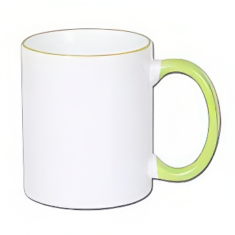Sublimation Mug - Coloured Rim and Handle