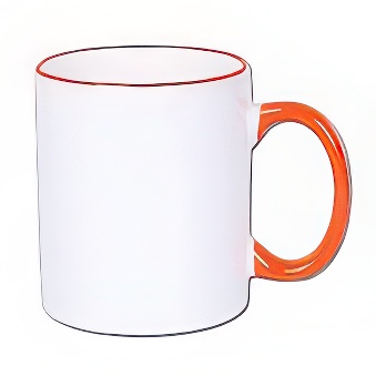 Sublimation Mug - Coloured Rim and Handle