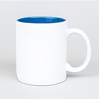White laser engraving mug - color inside
