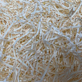 Papierowy wypełniacz do paczek kość słoniowa 