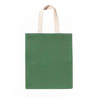 Jute shopping bag with a cotton handle
