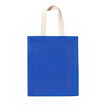 Jute shopping bag with a cotton handle