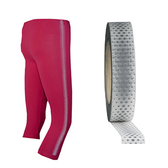 Segmented heat transfer reflective tape - dots