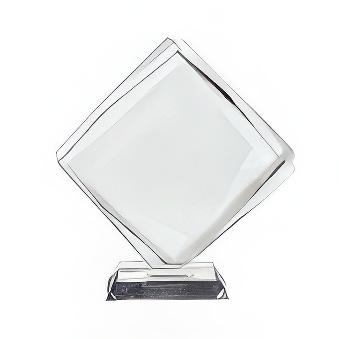 Square - shaped statuette for Sublimation printing and Laser Engraving