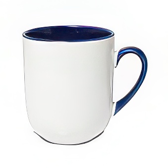 Sublimation Coffee Mug with Coloured Handle and Interior