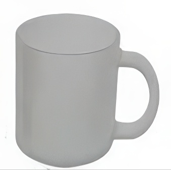 Frosted Glass Mug for Sublimation and Engraving